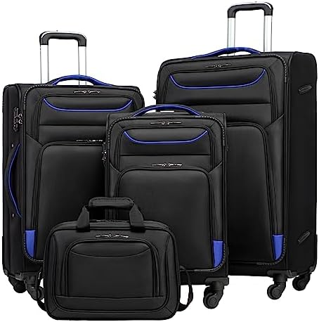 Amazon.com | Rockland Impact Softside 4 Piece Spinner Wheel